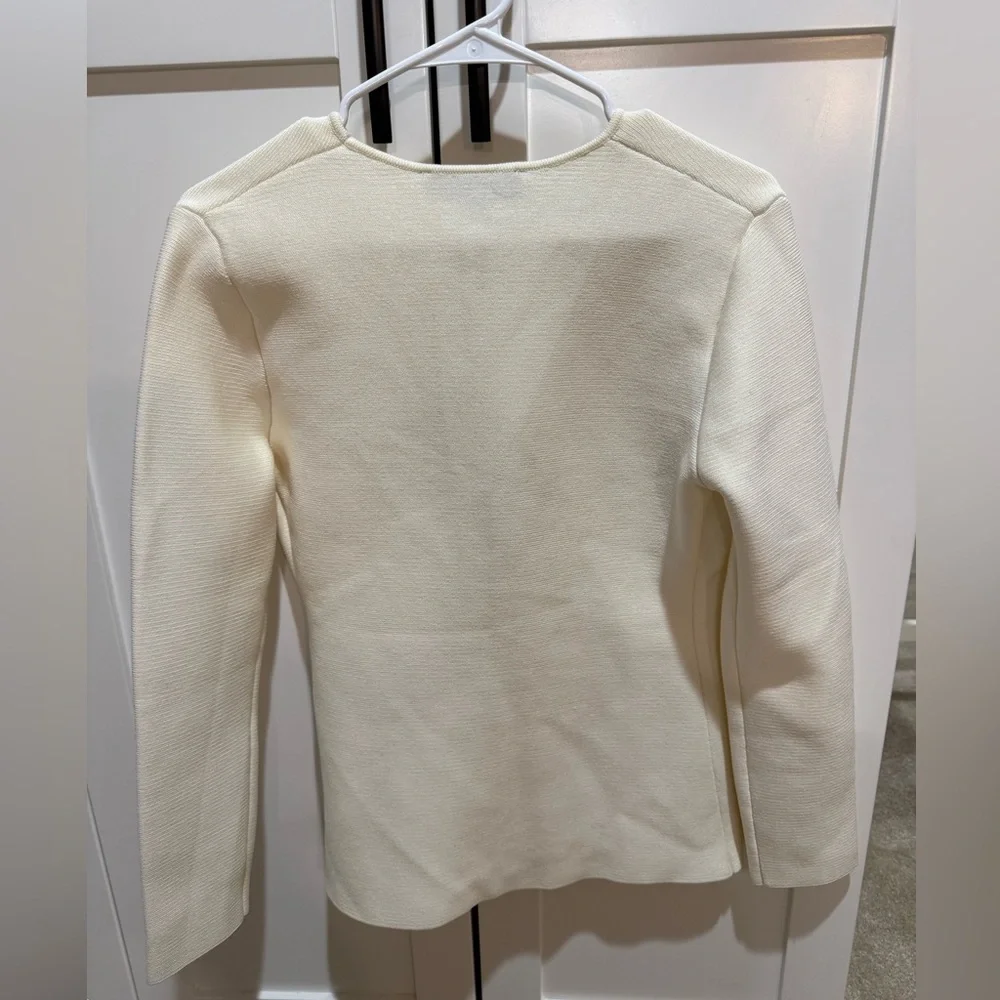 Cream Women's Cardigan - Picture 2 of 3